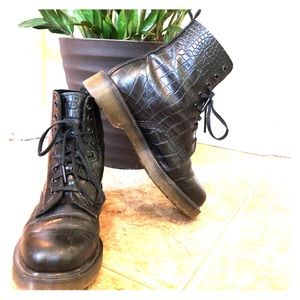 Black Snakeskin Pascal Dr Martens